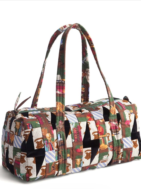 Vera Bradley Handbags - Vera Bradley Harry Potter Small Original Duffel Hogwarts Library Patchwork NWT